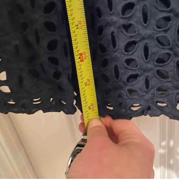 CeCe Cynthia Steffe Claiborne Eyelet A Line Dress - Picture 8 of 9